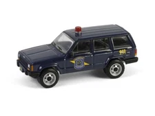 2001 Jeep Cherokee - Michigan State Police 1:64 Scale Model - Greenlight 43040E