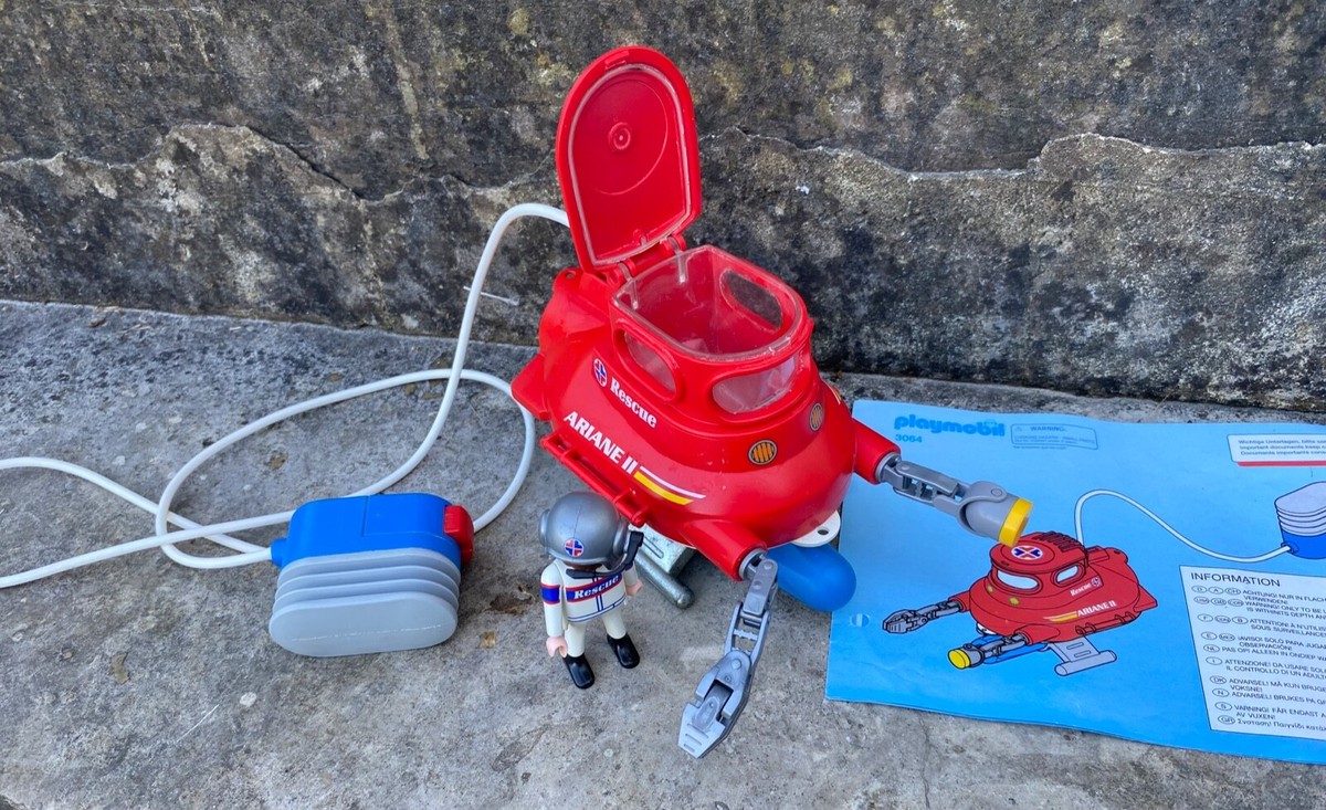 PLAYMOBIL 3064 Sous-Marin De Secours - Boîte Neuve 1999