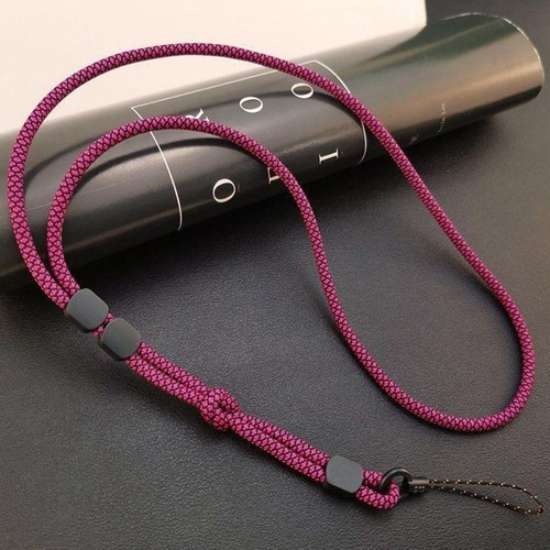 Hand-woven Mobile Phone Lanyard Long Dual-use Lanyard New Neck Hanging Chain - Photo 13 sur 17