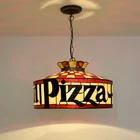 Vintage Pizza Hut Lamp -- Tiffany-Style Light with Real Glass SHIPS FAST -- NEW!