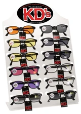 New Original KD's Sunglasses Biker Shades Free Pouch Multiple Options US Dealer