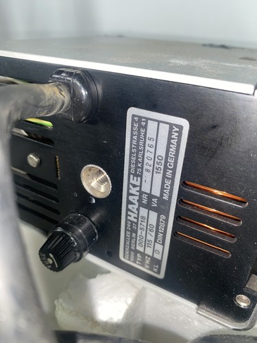 Haake E2 Heated Recirculating Pump Haake 000-5718 NR 820765 DIN 12879, Haake - Afbeelding 6 van 7