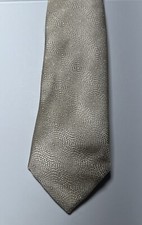 Michael Kors Neck Tie Champagne Petro GeoSilk Blend MSRP 69.50 NWT