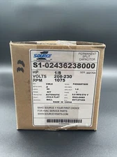 Source S1-02436238000 1/8 HP 1075 RPM, 208-230V, Condenser F42AA67A50
