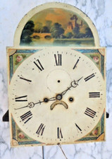 Horloge cadran tôle peinte systeme clock S Wilkes Bristol W H C d'époque 19eme
