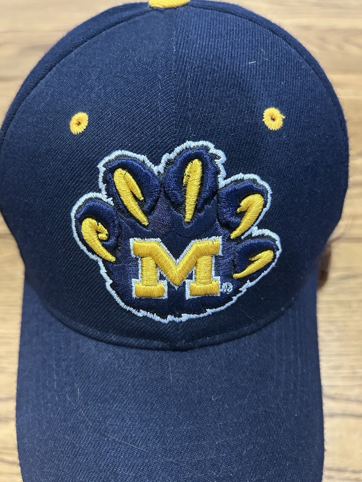 Michigan Wolverines  PAW NCAA Zephyr Maize/Blue Vintage Hat! Tom Brady! Nice Hat