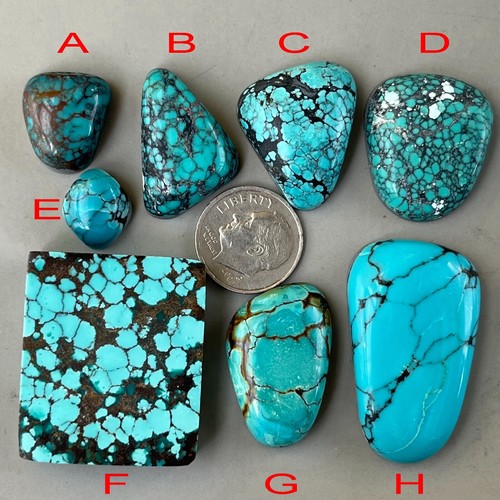 Stabilized Cloud Mountain Hubei Turquoise Cabochon/Gemstone cab Y258
