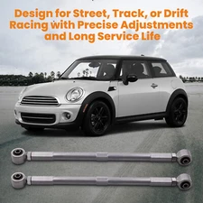 2Pcs Adjustable Rear Lower Camber Control Arms +/- 4 for Mini Cooper 2002-2013