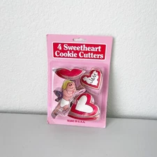 VTG Fox Run Craftsmen USA Made Sweetheart Valentine Cookie Cutters 4 Count NEW