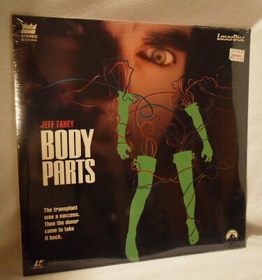 New Factory Sealed 1992 BODY PARTS **LaserDisc** Jeff Fahey Digital Sound Stereo