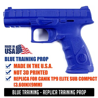 Blue Training Prop for BERETTA APX (Full Size) - Solid Resin - Not a Gun