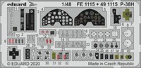 MW22 Eduard FE1115 P-38H 1/48 Zoom Set For Tamiya
