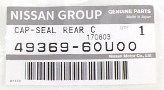NISSAN GT-R R35 09-19 Genuine Pinion Shaft Rear Cover Cap 49369