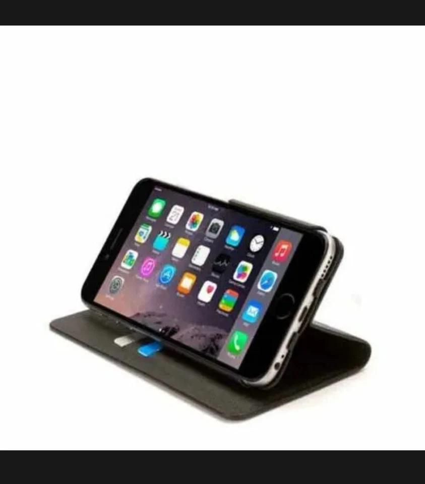 Funda tipo billetera con tarjeta Griffin abatible para iPhone 6 Plus / 6s Plus - Negra Foto 4 de 4