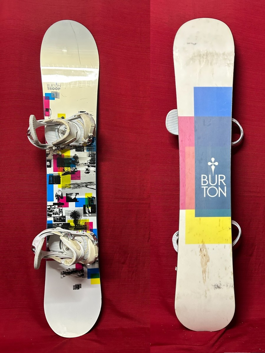 Burton Troop 151 cm snowboard matching large Burton Lexa bindings