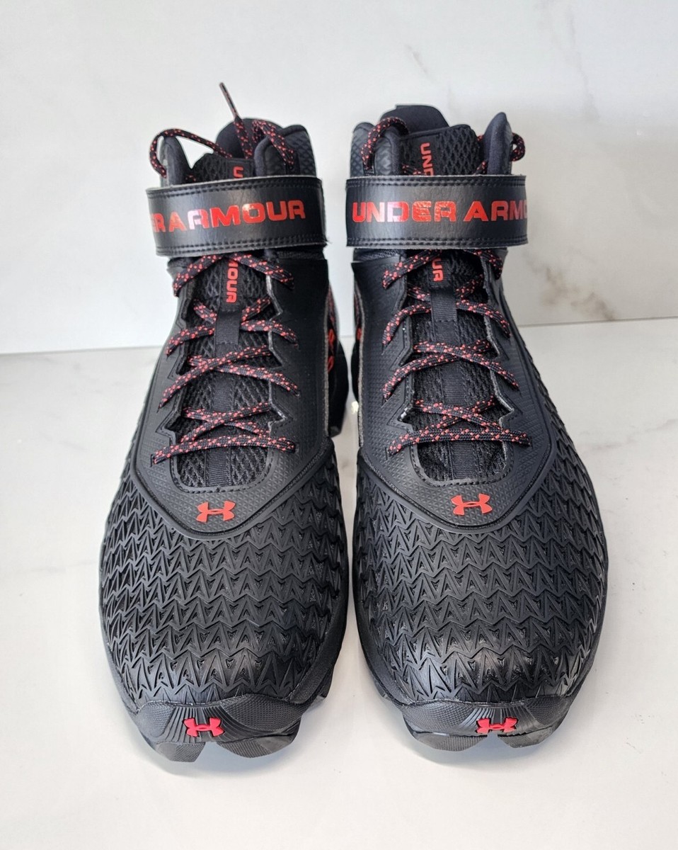 Under Armour Rubber Football Cleats Hammer RaRe Men display picture 2