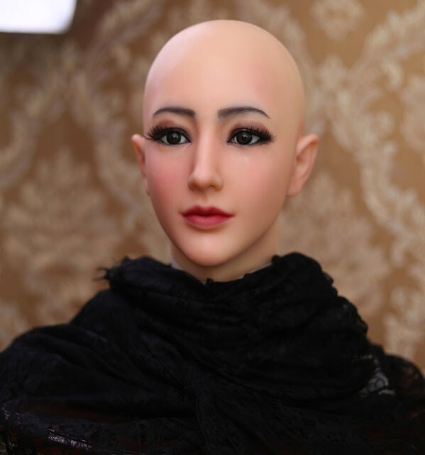 Dokier Realistic Silicone Female Mask Full Face Disguise Crossdresser Cosplay - Foto 10