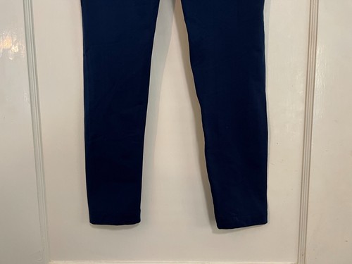 Womens RIVIERA Zipper Navy High Waist Stretch Yoga Athletic Pants S/M (F5317) - Picture 7 of 10