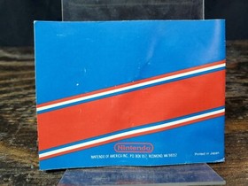 Ice Hockey Authentic Original NES Nintendo Manual Only