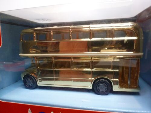 HAMLEYS LONDON DOUBLE DECKER BUS - GOLDEN EDITION L12.0cm UNUSED IN UNOPENED BOX - Imagen 4 de 6