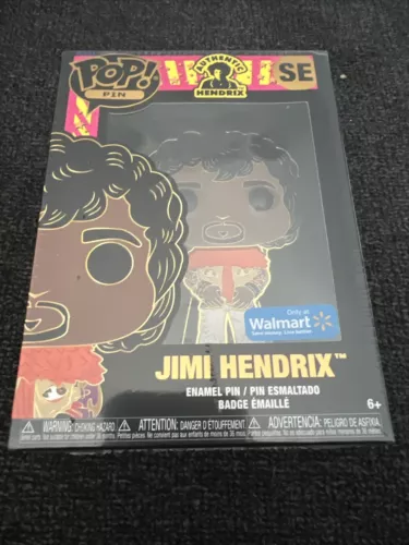 2022 Funko Pop Enamel Pin Jimi Hendrix Walmart Exclusive SE 
