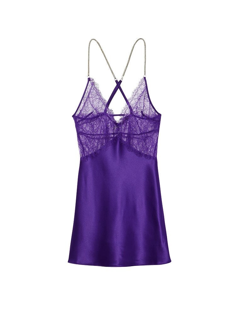 Victoria's Secret Rhinestone Satin Slip Purple S | eBay Victoria's Secret Rhinestone Satin Slip Purple S | eBay