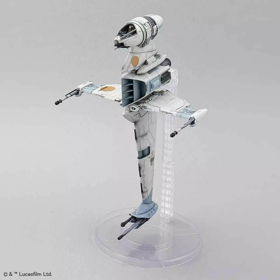 Star Wars B-WING STARFIGHTER 1/72 Bandai/Revell 01208 Plastic Model Kit New - Immagine 2 di 4