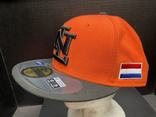 World Baseball Classic Team Netherlands Hat 7 1/2 Orange / Black. New With Tags. - Picture 5 of 15