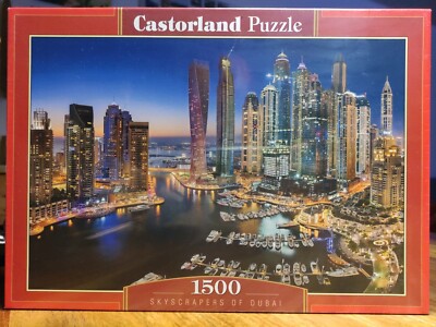 Castorland Puzzle 1500 Teile Skyscrapers Dubai NEU in OVP verschweißt