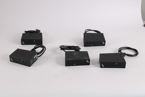 New Lenovo DU9033S1 ThinkPad OneLine Pro Dock - 888228112237 Lot of 5 - Picture 1 of 4