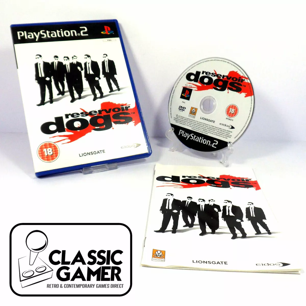 Reservoir Dogs PS2 Near Mint