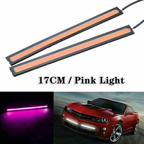 12V LED STRIP DRL DAYTIME RUNNING LIGHTS FOG COB CAR LAMP DAY DRIVING NEW - Picture 10 of 18