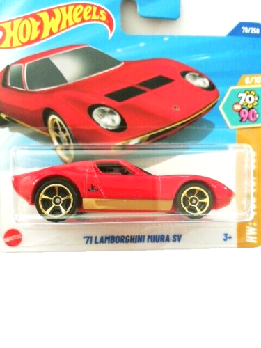 HOT WHEELS 2025🔥 '71 LAMBORGHINI MIURA SV 🔥HW '70S VS. '90S NUOVO BLISTERATO - Foto 4 di 7