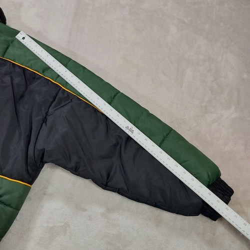 Vintage Pro Player Jacket Mens Parka Puffer Green Bay Packers Large 90s Y2K - Picture 21 of 22