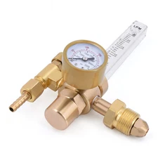 USA Argon CO2 CGA 580 MIG TIG Flow Meter Welding Gas Regulator Gauge for Welder