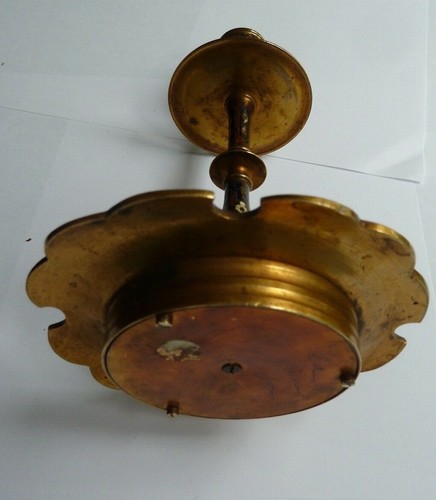 Ancien chandelier cloisonné émaillé 19éme style Ferdinand Barbedienne marbre - Imagen 8 de 9