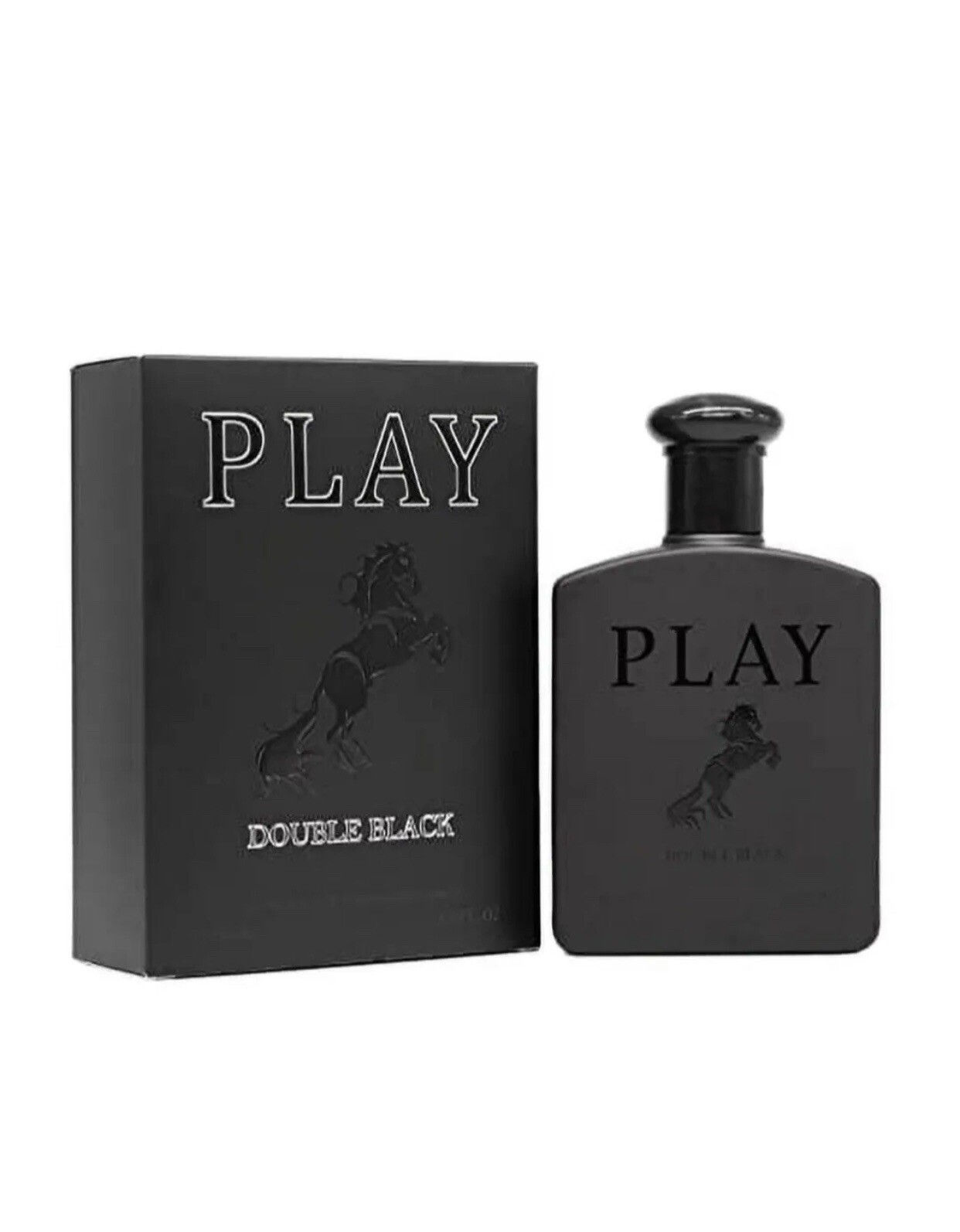 Play Double Black Men's Cologne Eau de Toilette 3.4 fl oz. Perfume
