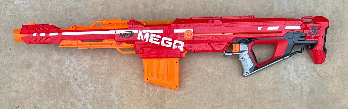 Nerf N-Strike Elite Mega Centurion Blaster Dart Gun With Nerf N-Strike Elite Mega Centurion Blaster Dart Gun With