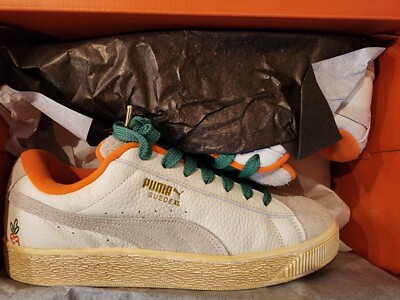 Puma Suede Xl 2 Carrots Lace Up  Mens Beige Sneakers Casual Shoes Sz 12