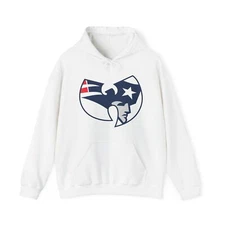 NEW ENGLAND football Unisex Heavy Hooded Sweatshirt PATRIOTS Wu Tang Clan