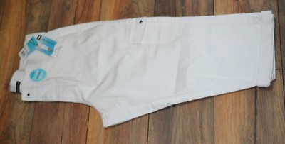Lee Relaxed Fit Capri Pant Capris Cropped Pants Light Weight White Pants 