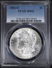 1883-O $1 Morgan Silver Dollar PCGS MS 62 | Uncirculated UNC