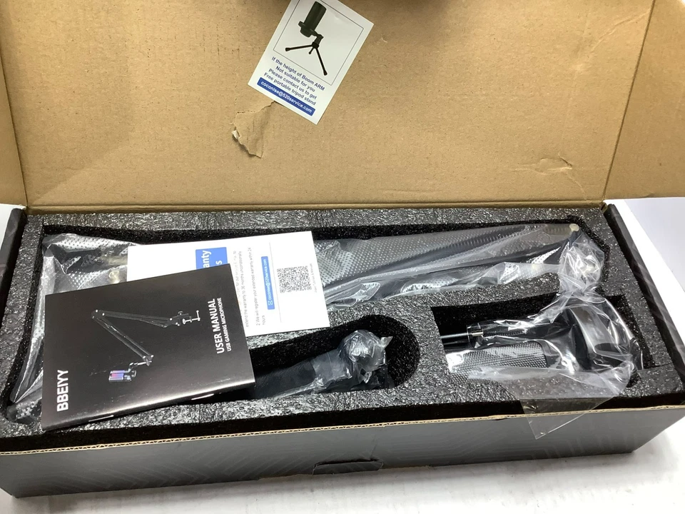 BBEIYY Gaming USB Microphone for PC with Boom Arm/AQ - Image 3 of 4