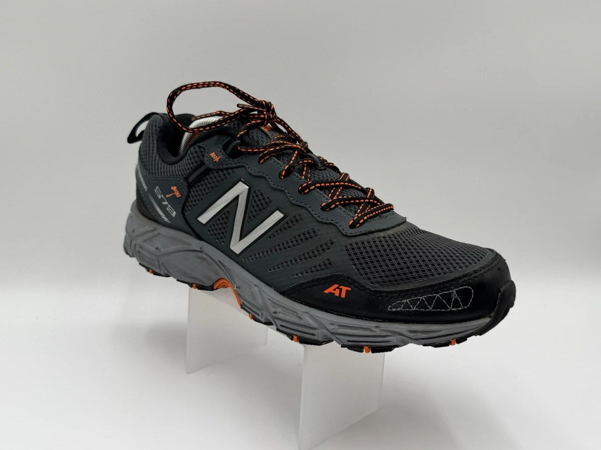 New Balance Men\'s Gray Black 573v3 Mesh All Terrain Athletic Running Shoes 12 New Balance 573 Sneakers for Men | eBay main image 3