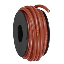 12 AWG Flexible Silicone Wire 6m/20ft, Tinned Copper Electrical Wire, Brown