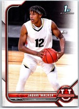 #60 Jabari Walker, Colorado Buffaloes - 1st Bowman 2021-22 Bowman U Paper
