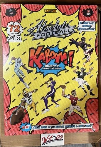 2024 Panini Absolute Football KABOOM Countdown Calendar New Factory Sealed Box!