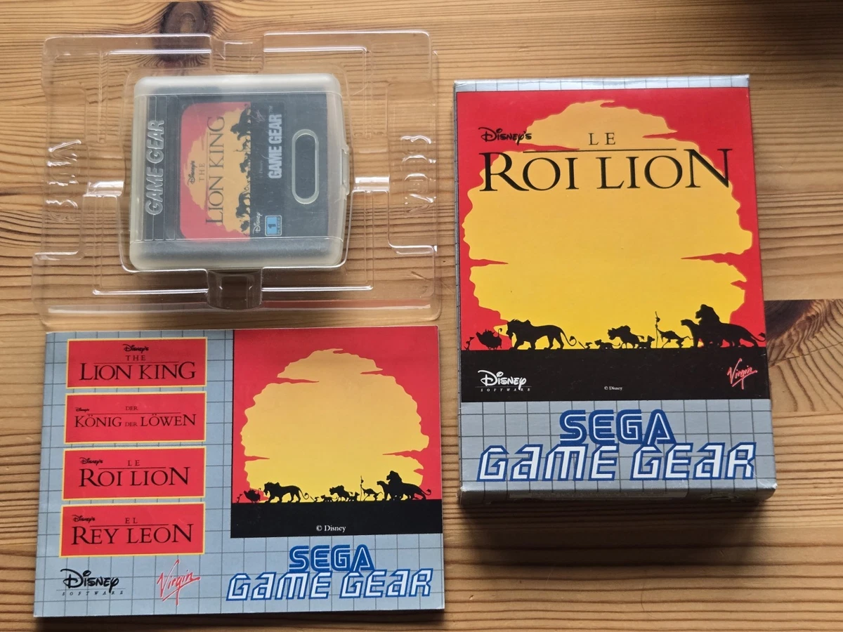 Lot De 3 Jeux SEGA Game Gear : Columns, Sonic, Roi Lion - Notices Incluses, TBE
