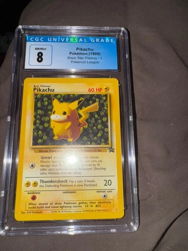 Pikachu 01/53 Wotc Promo Regular CGC 8