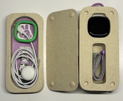 Fitbit Ace LTE By Google Kids Smartwatch Spicy Case With Moovin Band READ DESC.